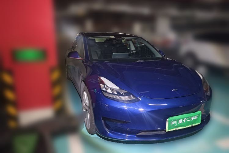 Used Tesla Model 3 2019 Standard Range Rear-Drive Upgraded Version Front Right 45 Deg