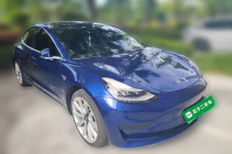 Used Tesla Model 3 2019 Standard Range Rear-Drive Upgraded Version Front Right 45 Deg