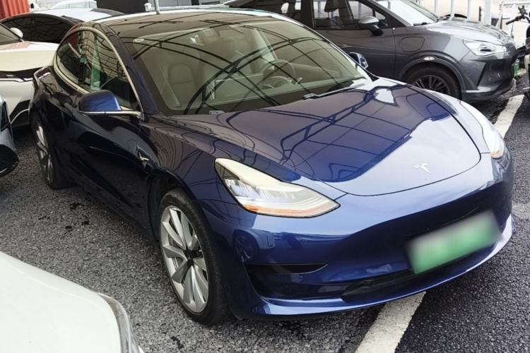Used Tesla Model 3 2019 Standard Range Rear-Drive Upgraded Version Front Right 45 Deg