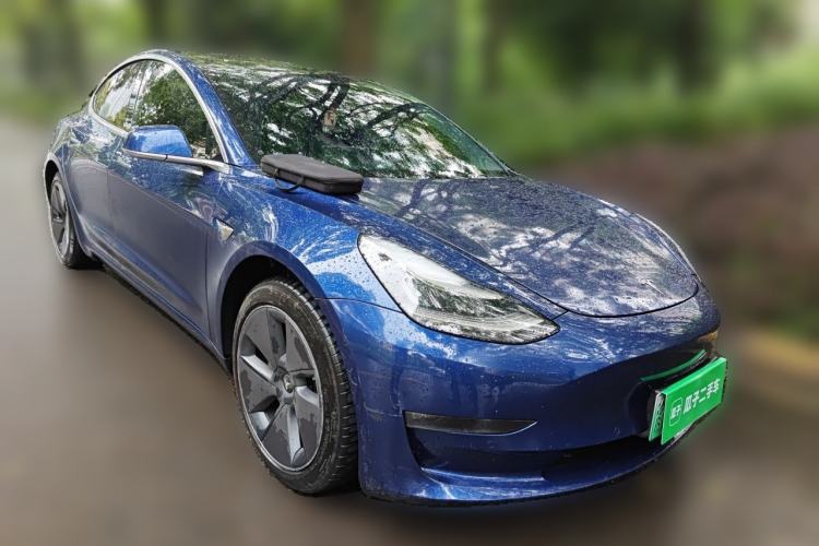 Used Tesla Model 3 2019 Long-Range All-Wheel-Drive Version Front Right 45 Deg
