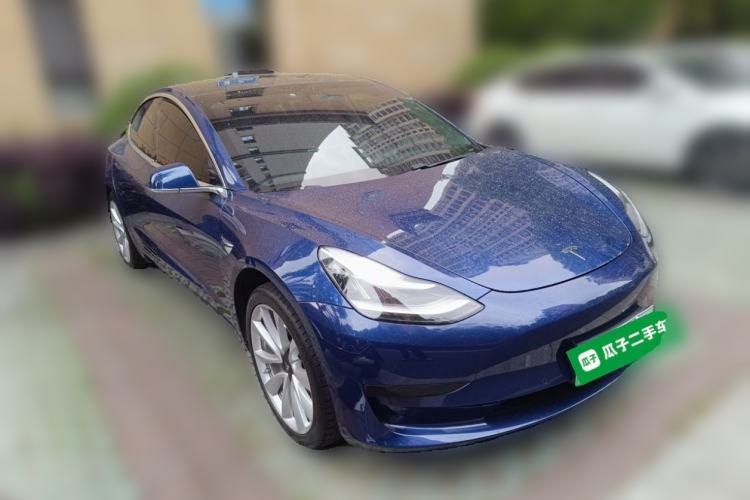 Used Tesla Model 3 2019 Standard Range Rear-Drive Upgraded Version Front Right 45 Deg