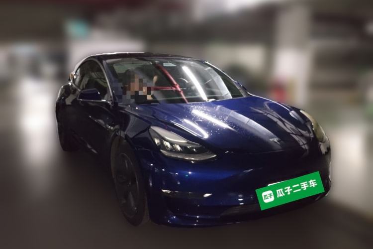 Used Tesla Model 3 2019 Long-Range All-Wheel-Drive Version Front Right 45 Deg