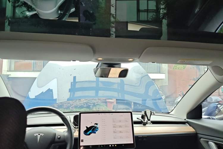 Used Tesla Model 3 2019 Long-Range Rear-Wheel-Drive Version Headliner