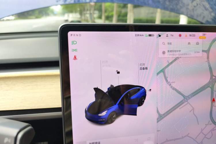 Used Tesla Model 3 2019 Standard Range Rear-Wheel Drive Upgraded Version (60 kWh) Instrument Cluster