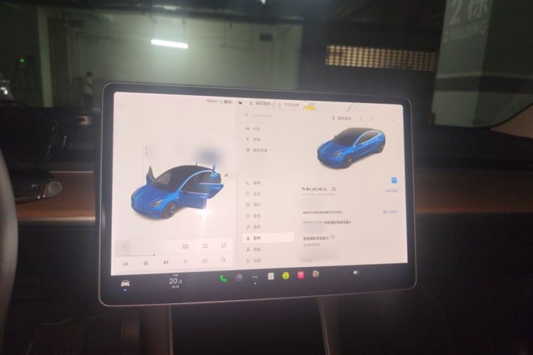 Used Tesla Model 3 2019 Long-Range Rear-Wheel-Drive Version Instrument Cluster
