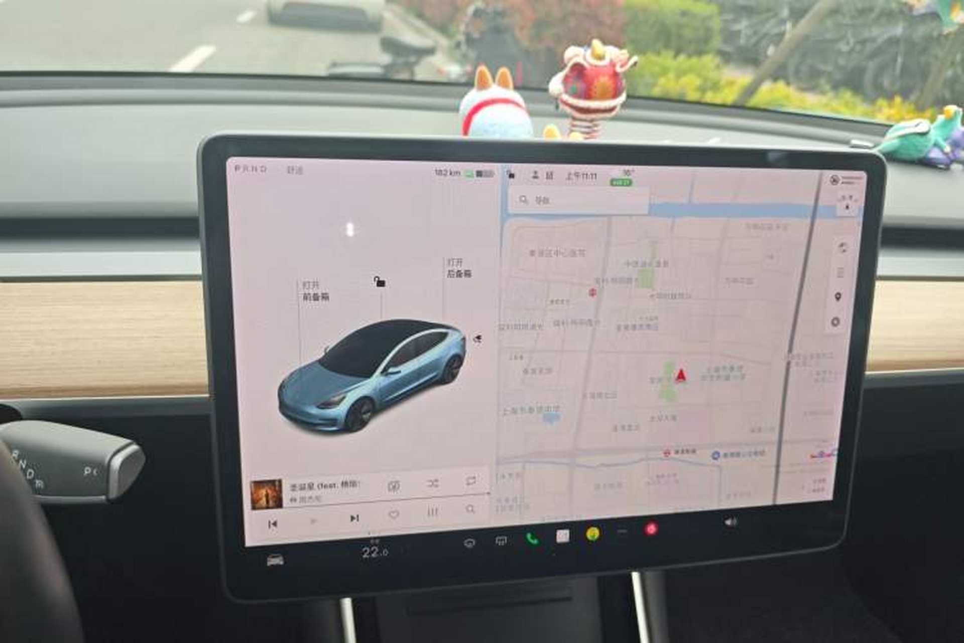 Used Tesla Model 3 2019 Long-Range Rear-Wheel-Drive Version Instrument Cluster