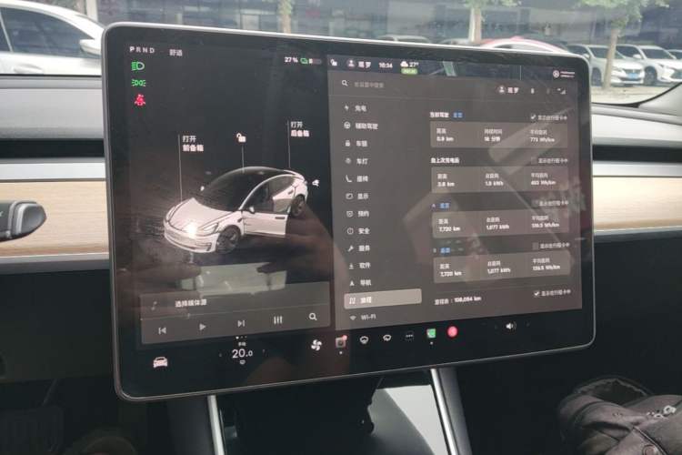 Used Tesla Model 3 2019 Long-Range Rear-Wheel-Drive Version Instrument Cluster