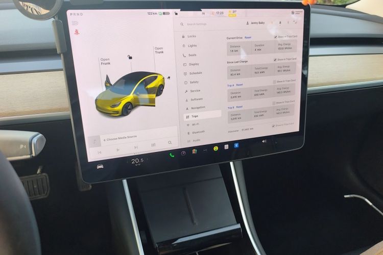 Used Tesla Model 3 2019 Standard Range Rear-Drive Upgraded Version Instrument Cluster
