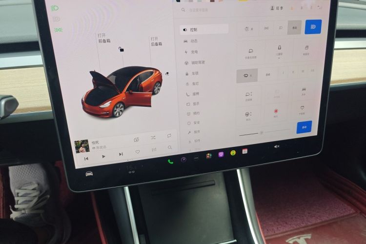 Used Tesla Model 3 2019 Long-Range Rear-Wheel-Drive Version Instrument Cluster