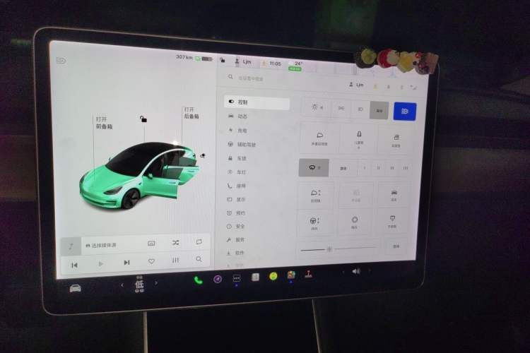 Used Tesla Model 3 2019 Long-Range All-Wheel-Drive Version Instrument Cluster