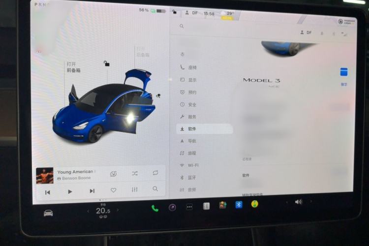 Used Tesla Model 3 2019 Long-Range Rear-Wheel-Drive Version Instrument Cluster