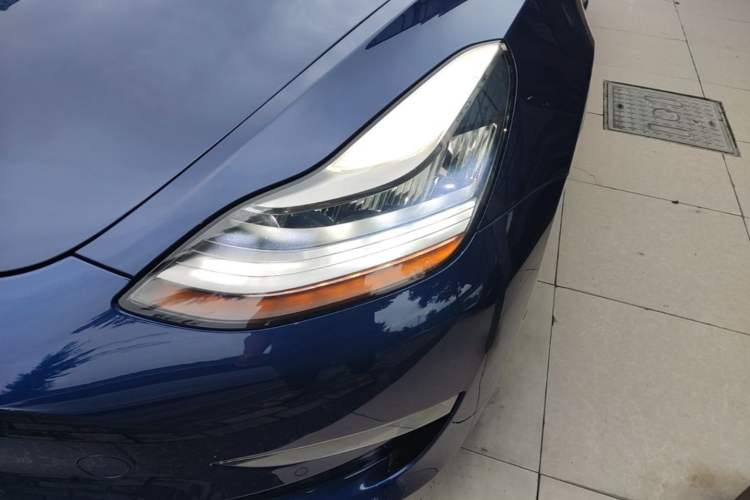 Used Tesla Model 3 2019 Long-Range Rear-Wheel-Drive Version Left Front Headlight