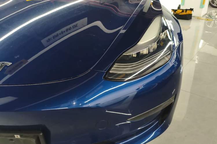 Used Tesla Model 3 2019 Long-Range Rear-Wheel-Drive Version Left Front Headlight