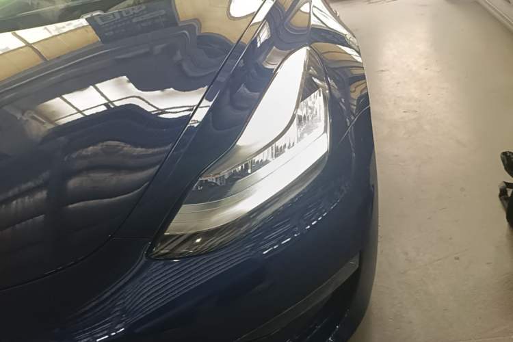 Used Tesla Model 3 2019 Long-Range Rear-Wheel-Drive Version Left Front Headlight