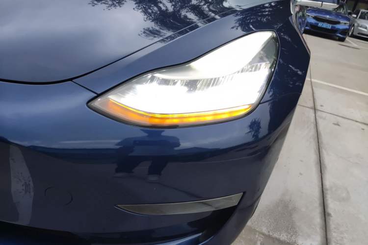 Used Tesla Model 3 2019 Long-Range Rear-Wheel-Drive Version Left Front Headlight