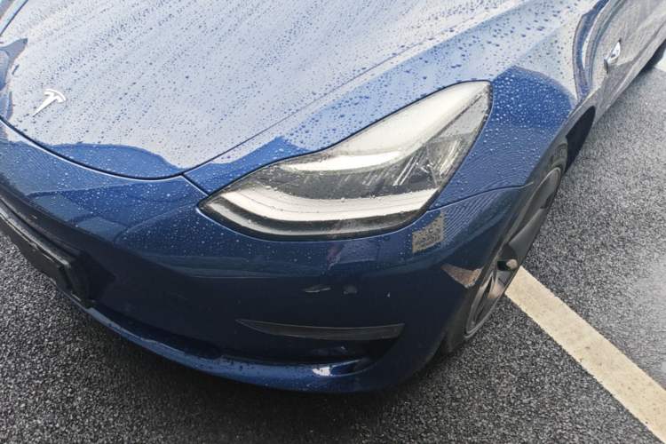 Used Tesla Model 3 2019 Long-Range Rear-Wheel-Drive Version Left Front Headlight