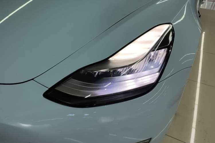 Used Tesla Model 3 2019 Long-Range Rear-Wheel-Drive Version Left Front Headlight