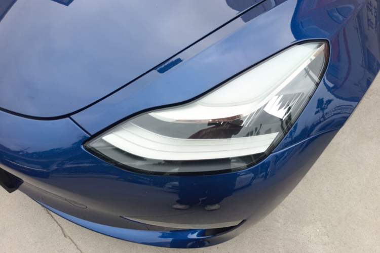 Used Tesla Model 3 2019 Performance High-Performance All-Wheel-Drive Version Left Front Headlight