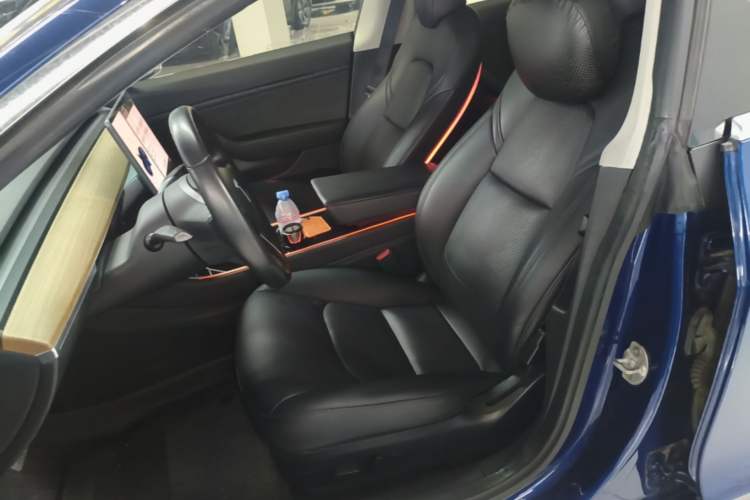Used Tesla Model 3 2019 Long-Range Rear-Wheel-Drive Version Left Front Seat