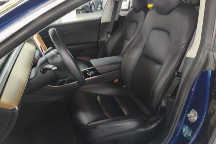Used Tesla Model 3 2019 Long-Range Rear-Wheel-Drive Version Left Front Seat