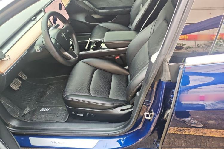 Used Tesla Model 3 2019 Long-Range Rear-Wheel-Drive Version Left Front Seat