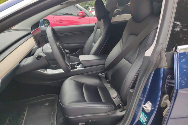 Used Tesla Model 3 2019 Long-Range Rear-Wheel-Drive Version Left Front Seat