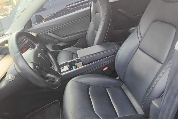 Used Tesla Model 3 2019 Long-Range Rear-Wheel-Drive Version Left Front Seat