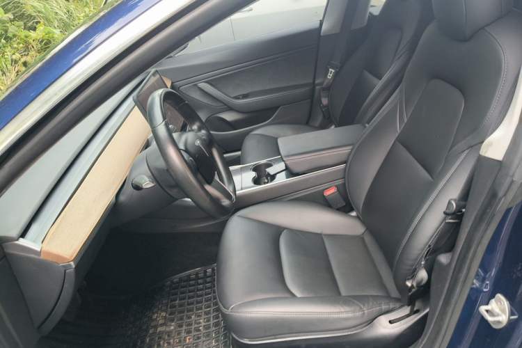 Used Tesla Model 3 2019 Long-Range Rear-Wheel-Drive Version Left Front Seat