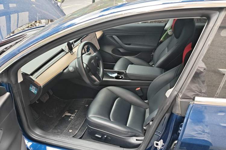 Used Tesla Model 3 2019 Long-Range Rear-Wheel-Drive Version Left Front Seat
