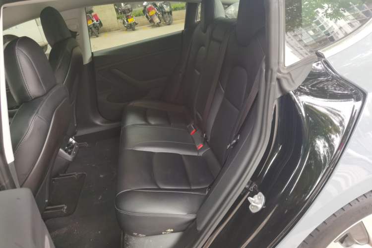 Used Tesla Model 3 2019 Performance High-Performance All-Wheel-Drive Version Left Rear Seat