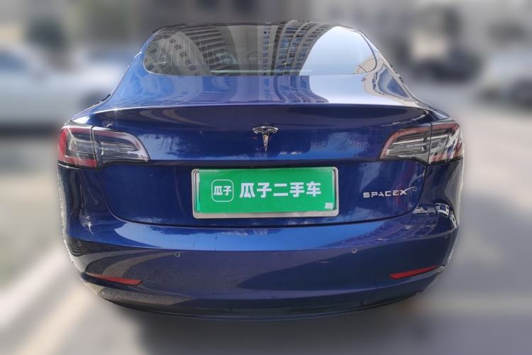 Used Tesla Model 3 2019 Long-Range Rear-Wheel-Drive Version Rear