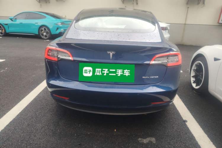 Used Tesla Model 3 2019 Long-Range All-Wheel-Drive Version Rear