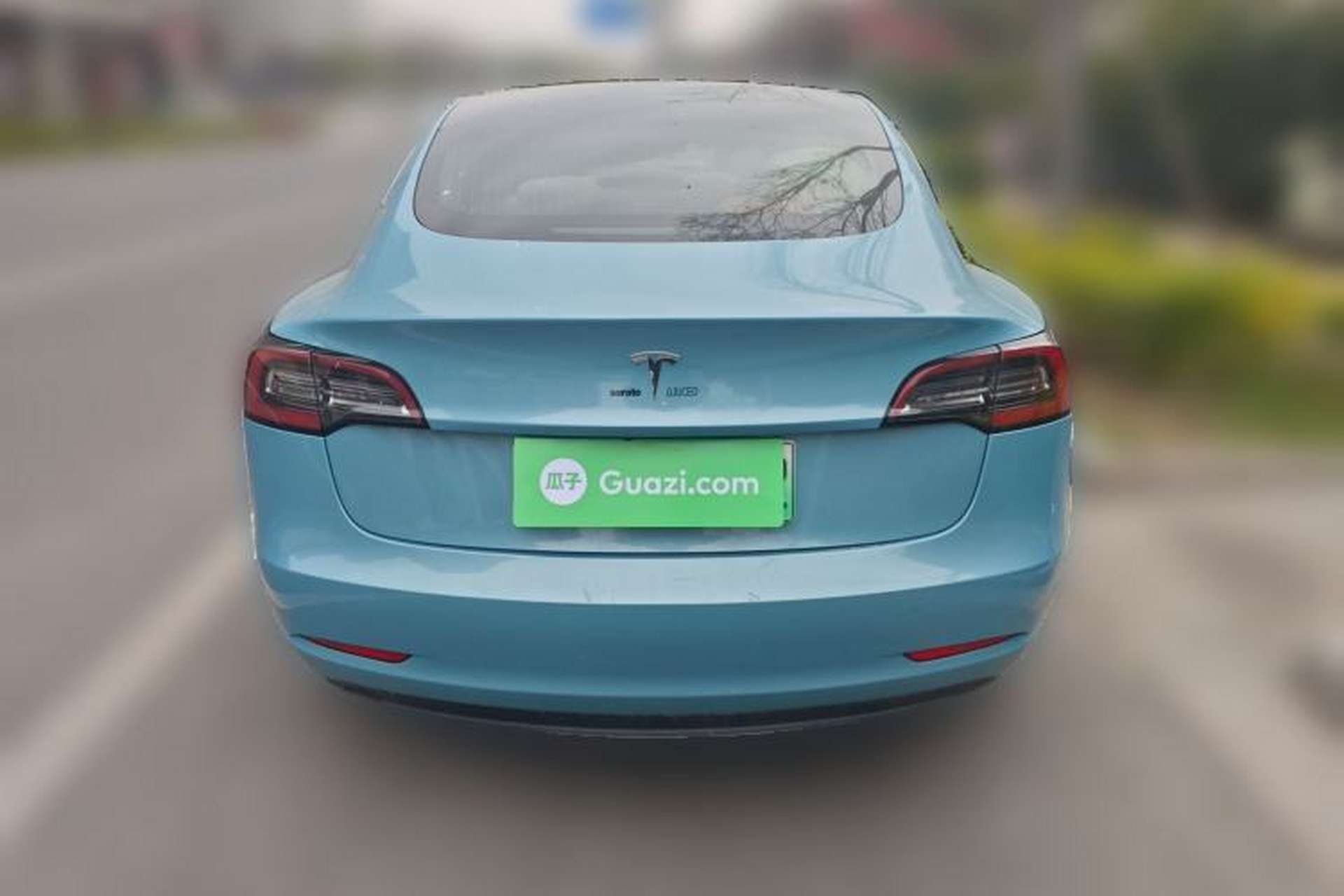 Used Tesla Model 3 2019 Long-Range Rear-Wheel-Drive Version Rear