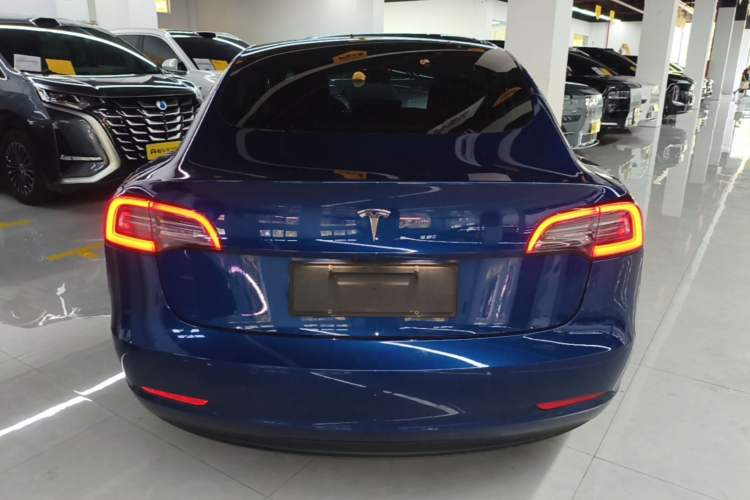 Used Tesla Model 3 2019 Long-Range Rear-Wheel-Drive Version Rear