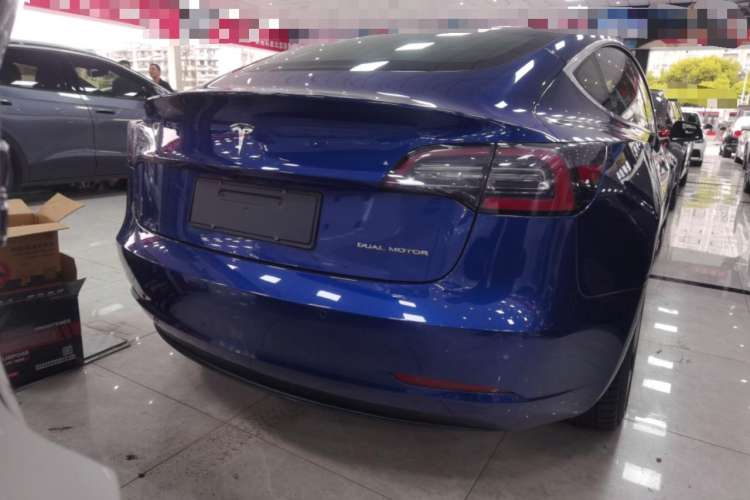 Used Tesla Model 3 2019 Long-Range All-Wheel-Drive Version Rear