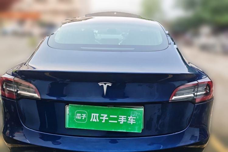 Used Tesla Model 3 2019 Long-Range Rear-Wheel-Drive Version Rear