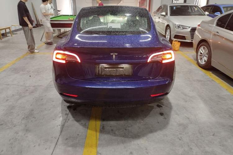 Used Tesla Model 3 2019 Long-Range Rear-Wheel-Drive Version Rear