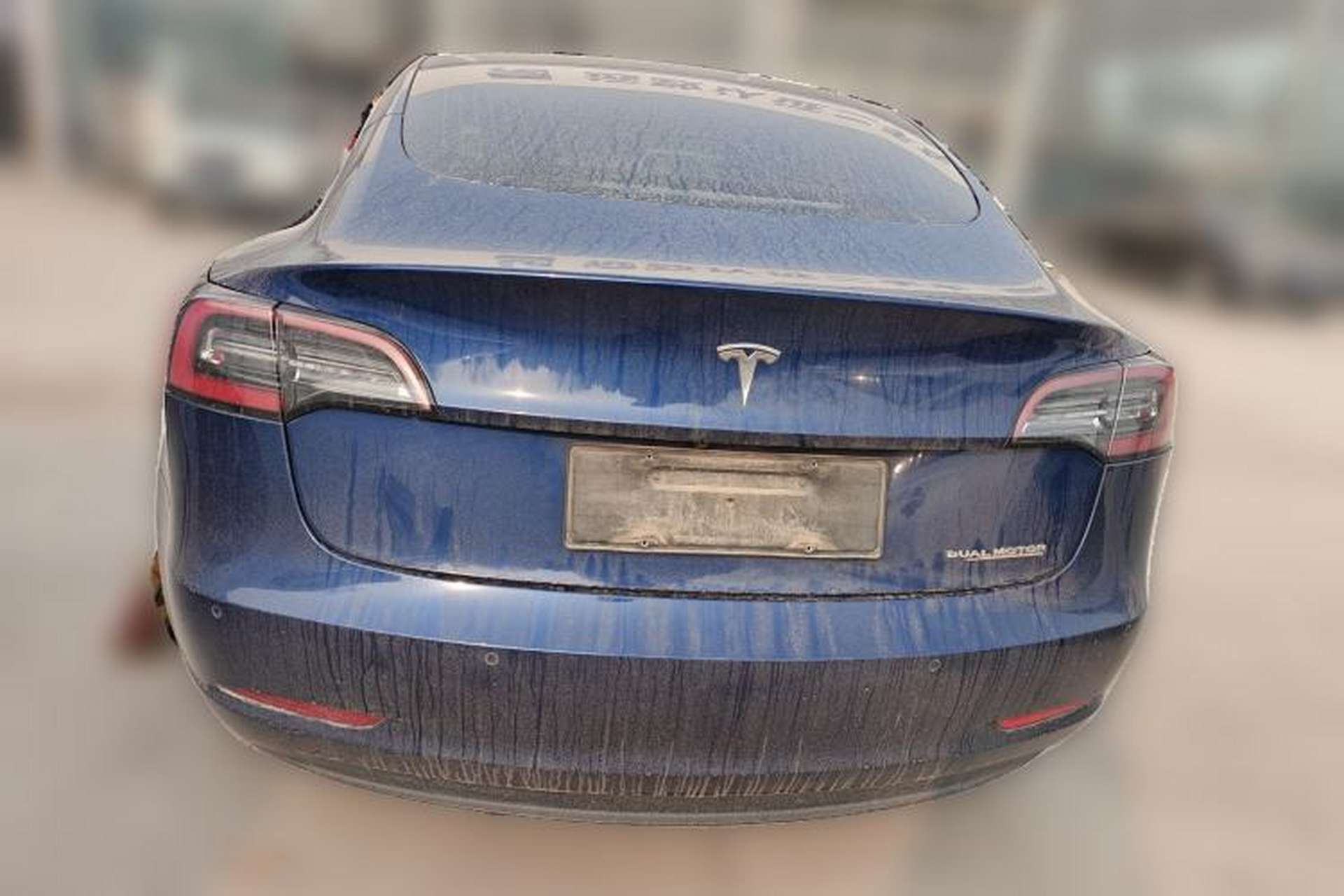 Used Tesla Model 3 2019 Long-Range Rear-Wheel-Drive Version Rear