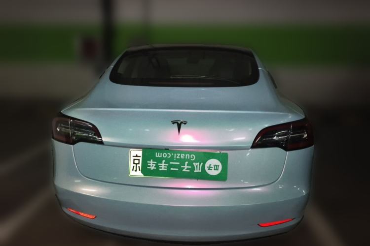 Used Tesla Model 3 2019 Long-Range Rear-Wheel-Drive Version Rear