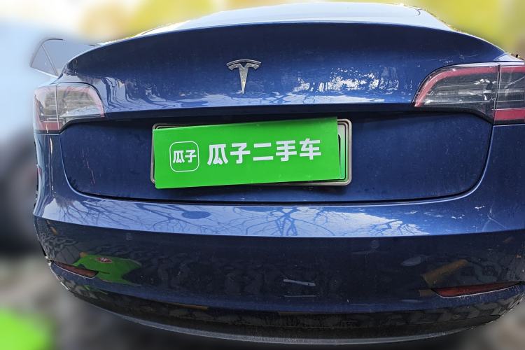 Used Tesla Model 3 2019 Long-Range Rear-Wheel-Drive Version Rear
