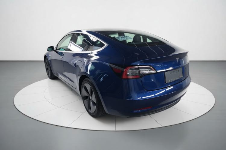 Used Tesla Model 3 2019 Long-Range Rear-Wheel-Drive Version Rear Left 45 Deg