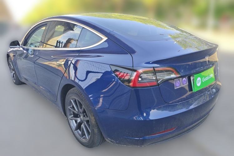 Used Tesla Model 3 2019 Long-Range All-Wheel-Drive Version Rear Left 45 Deg