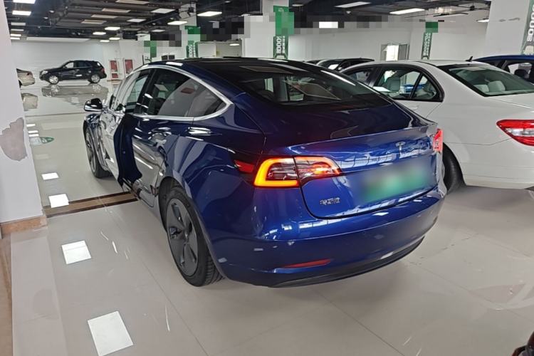 Used Tesla Model 3 2019 Standard Range Rear-Drive Upgraded Version Rear Left 45 Deg