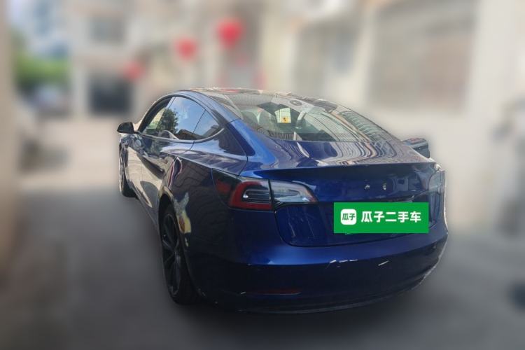 Used Tesla Model 3 2019 Standard Range Rear-Drive Upgraded Version Rear Left 45 Deg