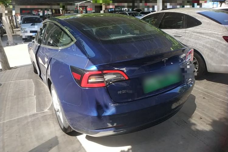 Used Tesla Model 3 2019 Standard Range Rear-Drive Upgraded Version Rear Left 45 Deg