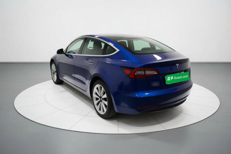 Used Tesla Model 3 2019 Standard Range Rear-Drive Upgraded Version Rear Left 45 Deg