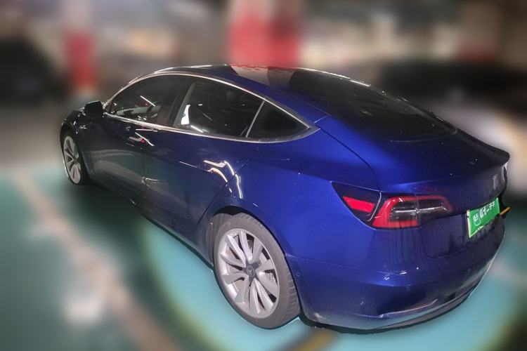 Used Tesla Model 3 2019 Standard Range Rear-Drive Upgraded Version Rear Left 45 Deg