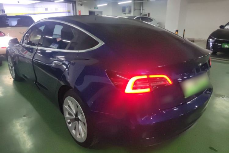 Used Tesla Model 3 2019 Standard Range Rear-Drive Upgraded Version Rear Left 45 Deg