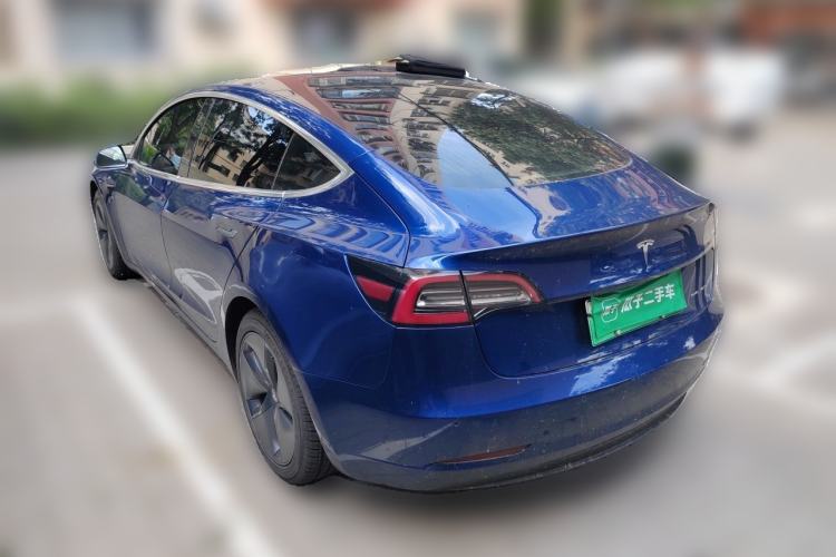 Used Tesla Model 3 2019 Long-Range All-Wheel-Drive Version Rear Left 45 Deg