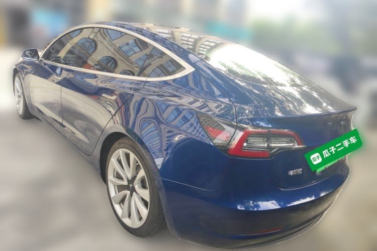 Used Tesla Model 3 2019 Standard Range Rear-Drive Upgraded Version Rear Left 45 Deg